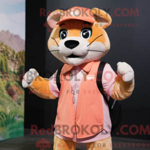 Costume de mascotte Peach...