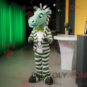Grønn Máscara de Zebra com...