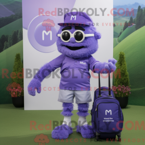 Maskotdraktfigurum Lavendel...