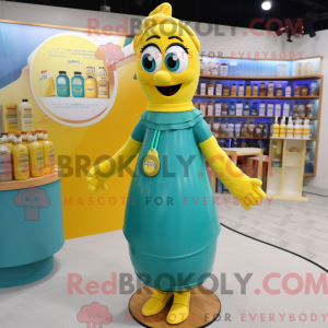 Teal Bottle Of Mustard...
