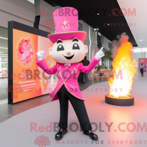 Boneco de máscara Pink Fire...