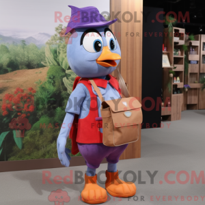 Lavendel hakkespett maskot...
