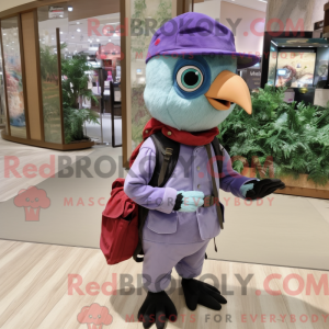 Lavendel Specht mascotte...