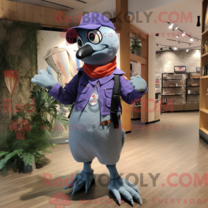 Lavendel Specht mascotte...