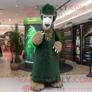 Forest Green Camel mascot...