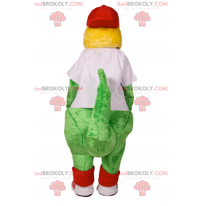 Crocodile mascot in sportswear - Redbrokoly.com