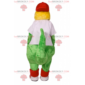 Crocodile mascot in sportswear - Redbrokoly.com