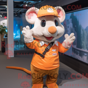 Oranje Rat mascottekostuum...