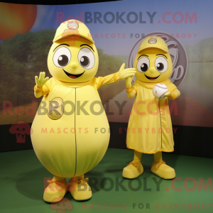 Personaggio mascotte palla...