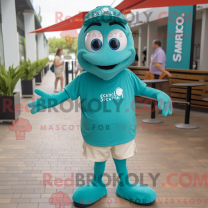 Disfraz de mascota Teal...