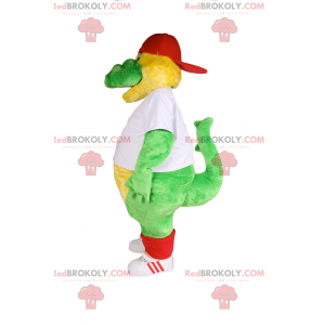 Krokodilmaskottchen in Sportbekleidung - Redbrokoly.com