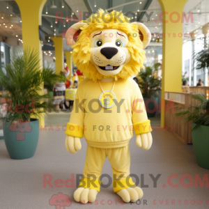 Citrongul Tamer Lion maskot...