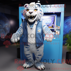 Costume mascotte de tigre à...