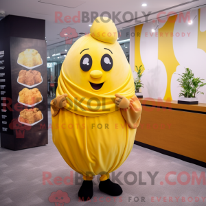 Maskottchenkostüm Gelbe...