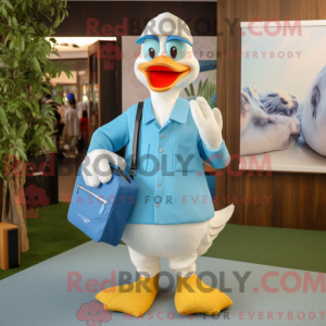 Sky Blue Swans mascot...