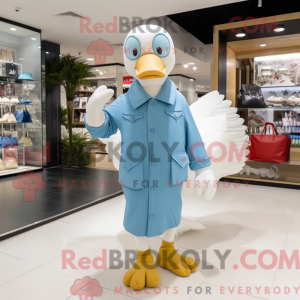 Sky Blue Swans mascot...