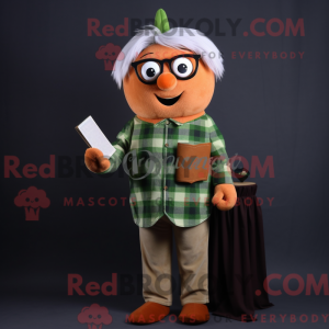 Oliven græskar maskot...
