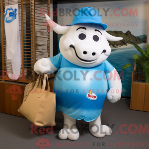 Postava maskota Sky Blue...