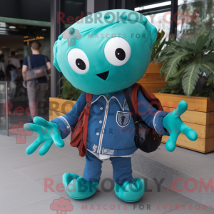 Turkis Octopus maskot...