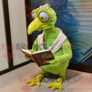 Limegrøn Perlehøns maskot...
