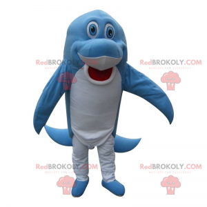 Mascota del delfín azul - Redbrokoly.com