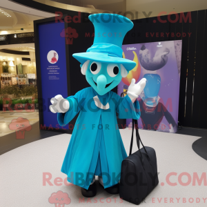Cyan Magician Maskottchen...