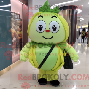 Lime Green Dim Sum mascotte...