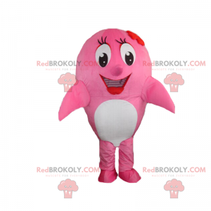 Mascota del delfín rosado - Redbrokoly.com