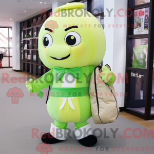 Lime Green Dim Sum mascotte...