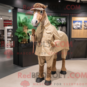 Máscara de Cavalo Tan com...