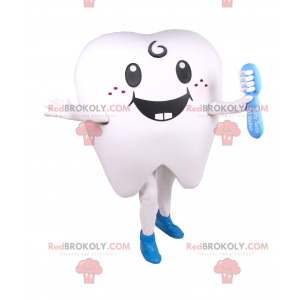 Mascota de diente sonriente - Redbrokoly.com
