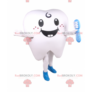 Mascota de diente sonriente - Redbrokoly.com