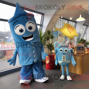 Postava maskota Sky Blue...