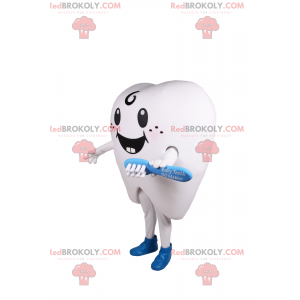 Mascotte de dent souriante - Redbrokoly.com