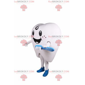 Mascota de diente sonriente - Redbrokoly.com