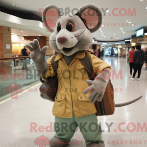 Disfraz de mascota Tan Rat...