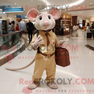 Disfraz de mascota Tan Rat...