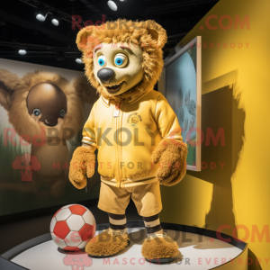 Maskottchenkostüm Gold...