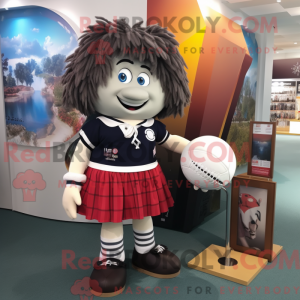 Rugbybal-mascottekostuum...