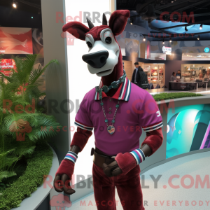 Costume de mascotte d okapi...