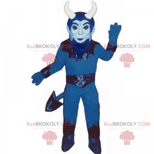 Modrý ďábel maskot - Redbrokoly.com