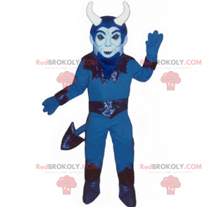 Mascotte de diablotin bleu - Redbrokoly.com