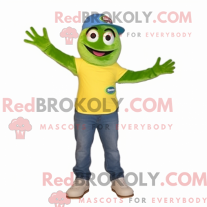 Oliven Skateboard maskot...
