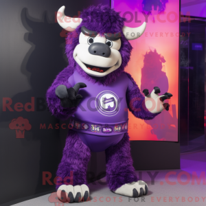 Maskottchenkostüm Purple...