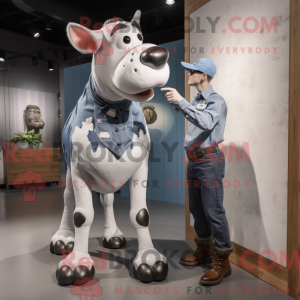 Grijze Holstein Koe...