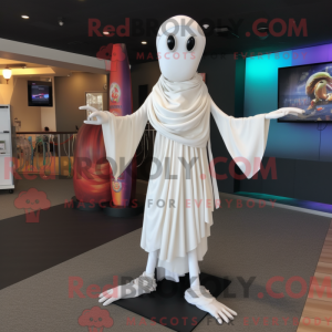 White Stilt Walker maskot...