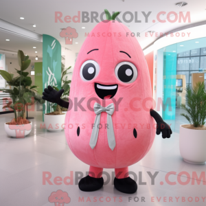 Rosa melon maskot kostyme...