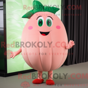Rosa melon maskot kostyme...