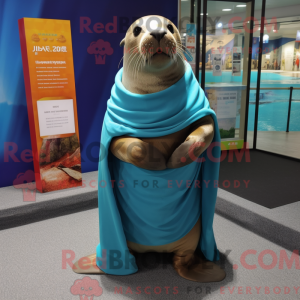 Zeeleeuw-mascottekostuum...