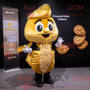 Gold Croissant maskot...